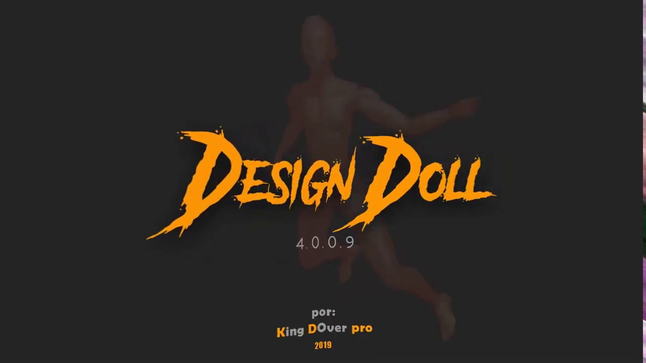 design doll cracked